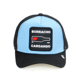 Gorra "Borracho Cargando" - Blue & Black Edition