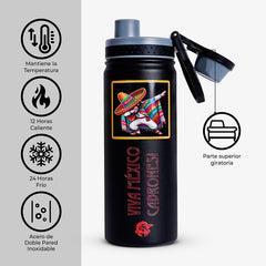 TERMO VIVA MEXICO CABRONES DAB