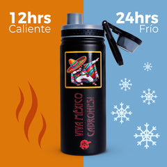TERMO VIVA MEXICO CABRONES DAB