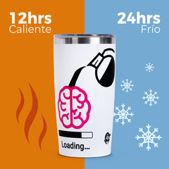 TERMO CAFÉ CARGANDO
