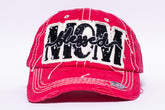 GORRA MOM BLESSED ROJA
