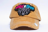 GORRA WILD AND FREE AMARILLA