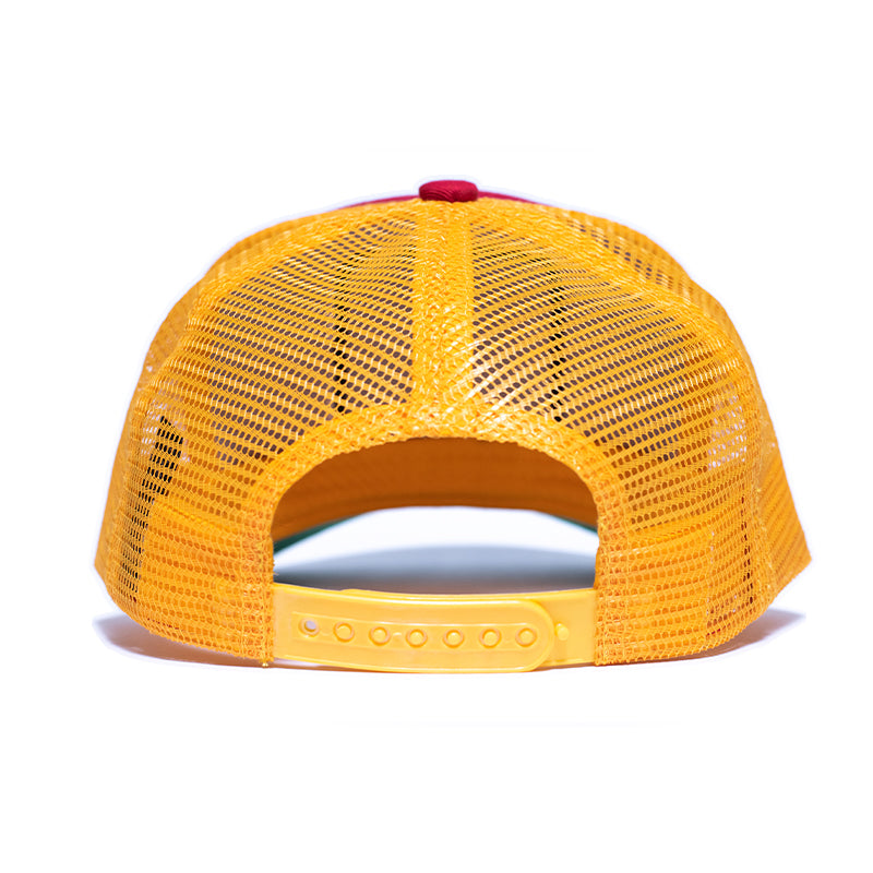 GORRA DE LUCHADOR V2 verde amarillo