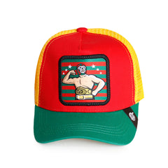 Luchador green yellow Cap V2 