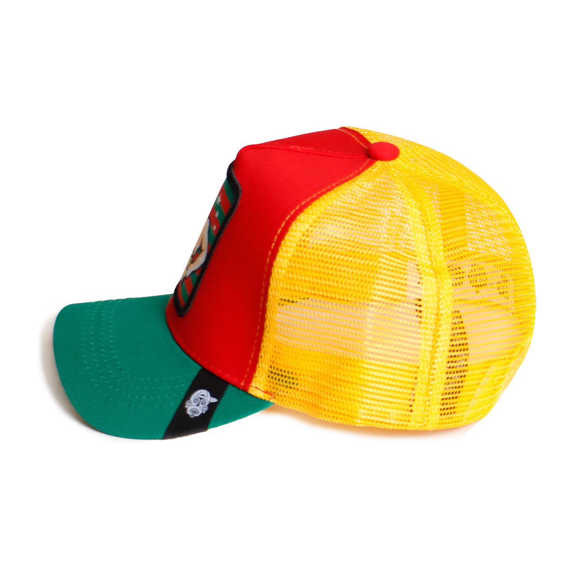 Luchador green yellow Cap V2 