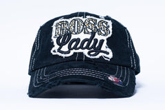 GORRA BOSS LADY NEGRA