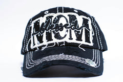 GORRA MOM BLESSED NEGRA