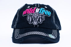 GORRA WILD AND FREE NEGRA